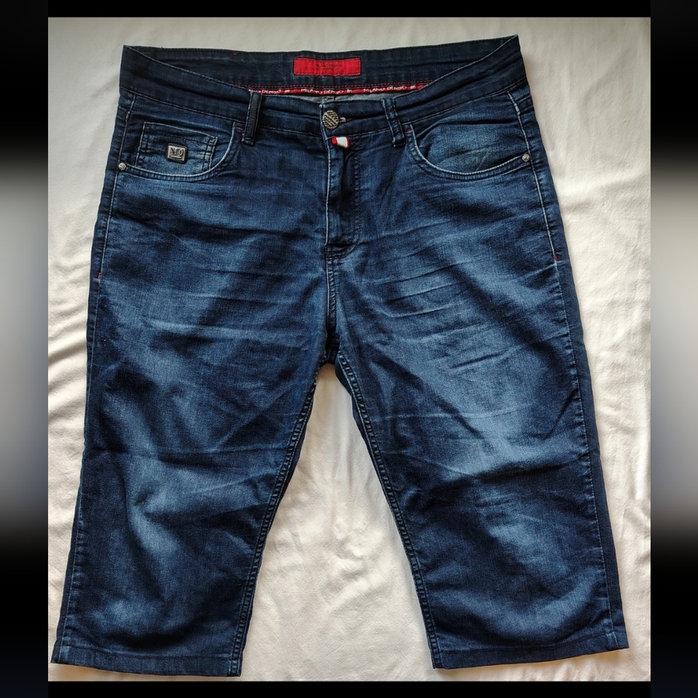 Milano Denso Comfort Fit Men's Designer Jean Shorts Size 36